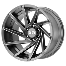 Charger l'image dans la galerie, XD83489087400 - XD834 Cyclone 18X9 8X170  0mm Satin Gray Milled - XD Wheels Canada