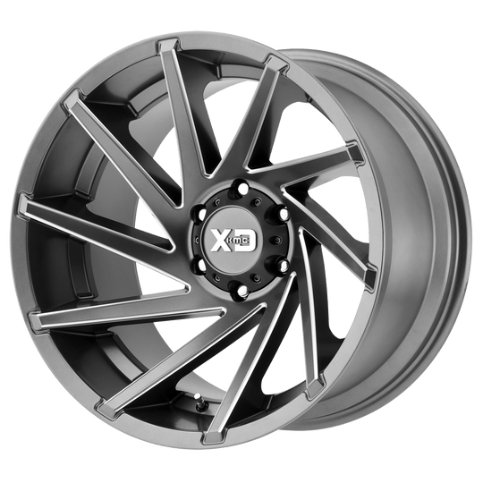 XD83429088400 - XD834 Cyclone 20X9 8X180  0mm Satin Gray Milled - XD Wheels Canada