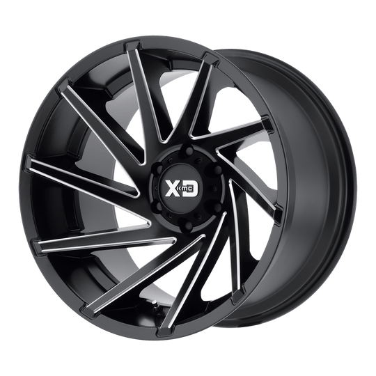 XD83429088900 - XD834 Cyclone 20X9 8X180  0mm Satin Black Milled - XD Wheels Canada
