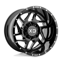 Load image into Gallery viewer, XD83629068300 - XD836 Fury 20X9 6X139.7  0mm Gloss Black Milled - XD Wheels Canada