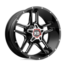 Charger l'image dans la galerie, XD83929000318 - XD839 Clamp 20X9 BLANK  18mm Gloss Black Milled - XD Wheels Canada