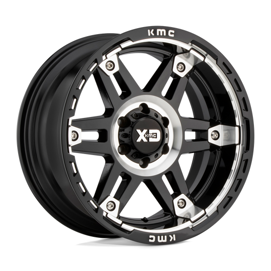 XD84029058318 - XD840 Spy 20X9 5X150  18mm Gloss Black Machined - XD Wheels Canada