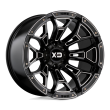 Load image into Gallery viewer, XD84129088300 - XD841 Boneyard 20X9 8X180  0mm Gloss Black Milled - XD Wheels Canada
