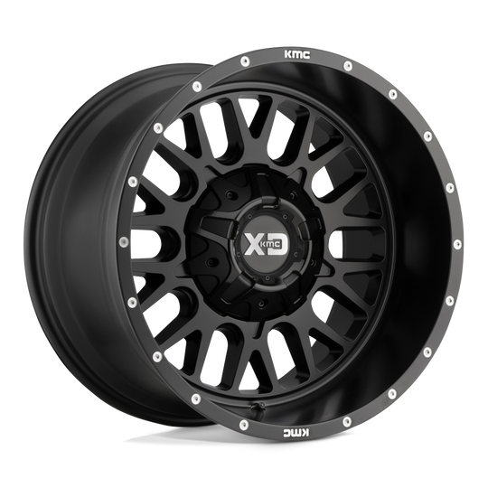 XD84229067718 - XD842 Snare 20X9 6X135 6X139.7 18mm Satin Black - XD Wheels Canada