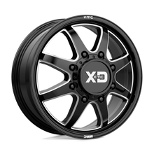 Load image into Gallery viewer, XD845282893105 - XD845 Pike Dually 22X8.25 8X210  105mm Gloss Black Milled - Front - XD Wheels Canada