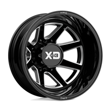 Load image into Gallery viewer, XD845208873202N - XD845 Pike Dually 20X8.25 8X170 -202 mm Gloss Black Milled - Rear - XD Wheels Canada