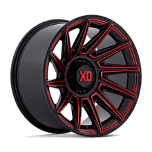 Load image into Gallery viewer, XD867BQ20106318N - XD867 Specter 20X10 6X135 -18 mm Gloss Black With Red Tint - XD Wheels Canada