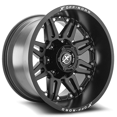 XF-204201081651170-24MB - XF Off-Road XF-204 20X10 8X170 / 8X165.1 -24mm Matte Black - XF Off-Road Wheels Canada