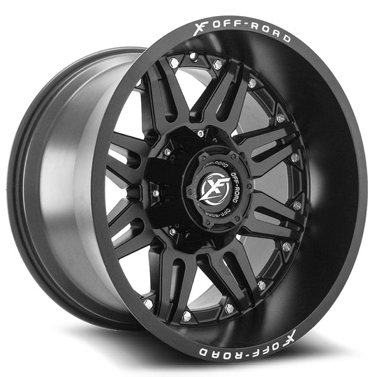 XF-204241461351397-76MB - XF Off-Road XF-204 24X14 6X139.7 / 6X135 -76mm Matte Black - XF Off-Road Wheels Canada
