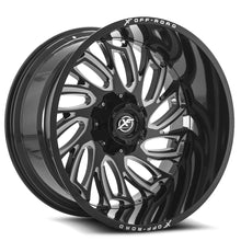 Charger l'image dans la galerie, XF-207221261351397-44GBML - XF Off-Road XF-207 22X12 6X135 / 6X139.7 -44mm Black &amp; Milled - XF Off-Road Wheels Canada