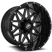 Charger l'image dans la galerie, XF-21120905139715012GBML - XF Off-Road XF-211 20X9 5X150 / 5X139.7 12mm Gloss Black Milled - XF Off-Road Wheels Canada
