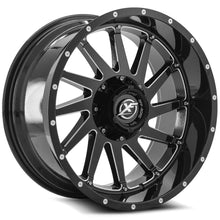 Charger l'image dans la galerie, XF-216201281701651-44GBMLCR - XF Off-Road XF-216 20X12 8X165.1 / 8X170 -44mm Black &amp; Milled - XF Off-Road Wheels Canada