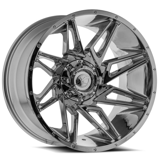 XF-218201061351397-12C - XF Off-Road XF-218 20X10 6X139.7 / 6X135 -12mm Chrome - XF Off-Road Wheels Canada