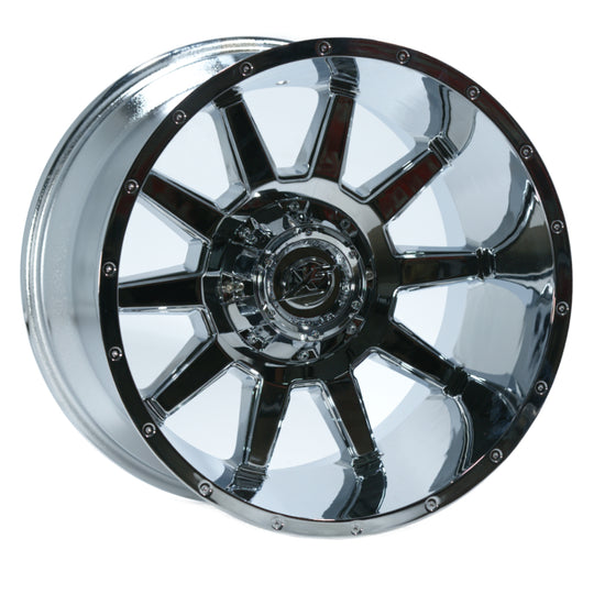 XF-219201251397150-44C - XF Off-Road XF-219 20X12 5X139.7 / 5X150 -44mm Chrome - XF Off-Road Wheels Canada