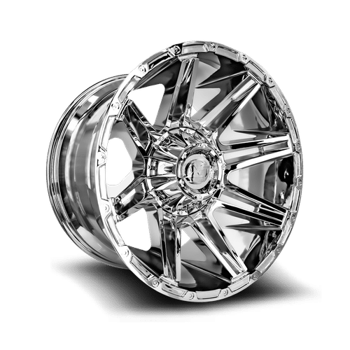 XF-220201281651180-44C - XF Off-Road XF 220 CHROME 20X12 8X165.1 / 8X180 -44mm Chrome - XF Off-Road Wheels Canada