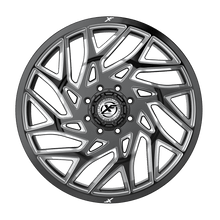 Load image into Gallery viewer, 229F208261110GBML - XF Offroad XF-229 Dually 20X8.25 8X200 ET 110MM Gloss Black Milled - XF Offroad Wheels Canada