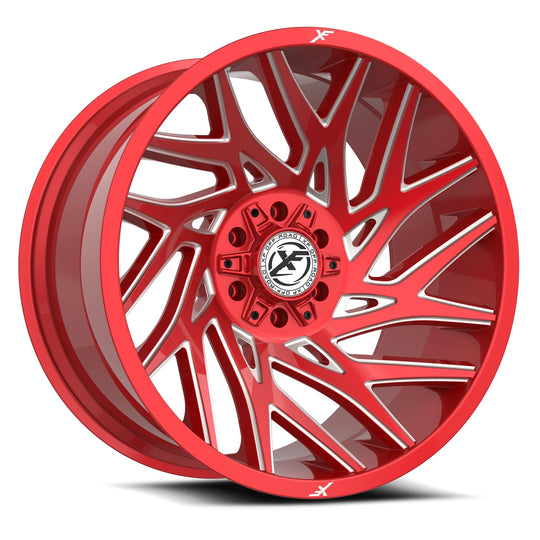 XF-229221081701651-18ARML - XF Off-Road XF-229 22X10 8X170 / 8X165.1 -18mm Red - XF Off-Road Wheels Canada
