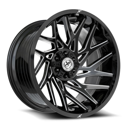 XF-229261261351397-44GBML - XF Off-Road XF-229 26X12 6X135 / 6X139.7 -44mm Black & Milled - XF Off-Road Wheels Canada