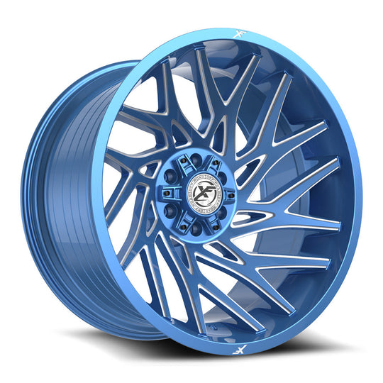XF-229261451271397-76ABML - XF Off-Road XF-229 26X14 5X139.7 / 5X127 -76mm Blue - XF Off-Road Wheels Canada