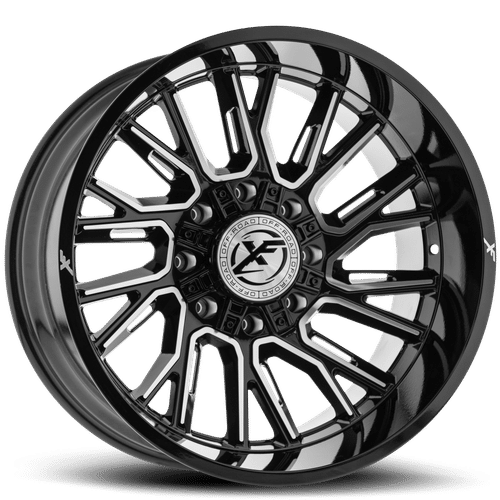 XF-230209051271397+12GBMRED - XF Off-Road XF-230 20X9 5X127 / 5X139.7 12mm Black Machined Red - XF Off-Road Wheels Canada