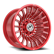 Charger l'image dans la galerie, XF-231201081651170-12ARM - XF Off-Road XF-231 20X10 8X165.1 / 8X170 -12mm Anodized Red &amp; Milled - XF Off-Road Wheels Canada
