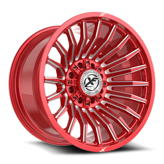 XF-231241281651170-44ARM - XF Off-Road XF-231 24X12 8X165.1 / 8X170 -44mm Red - XF Off-Road Wheels Canada