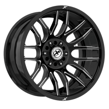 Charger l'image dans la galerie, XF-232209051271397+0GBML - XF Off-Road XF-232 20X9 5X127 / 5X139.7 0mm Gloss Black Milled - XF Off-Road Wheels Canada