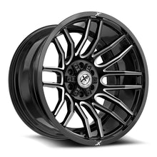 Load image into Gallery viewer, XF-23220105X6XBLANK-44GBML - XF Off-Road XF-232 20X10 Blank 5X/6X -44mm Gloss Black &amp; Milled - XF Off-Road Wheels Canada