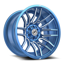 Load image into Gallery viewer, XF-2322010BLANK-24ABML - XF Off-Road XF-232 20X10 Blank -24mm Anodized Blue &amp; Milled - XF Off-Road Wheels Canada