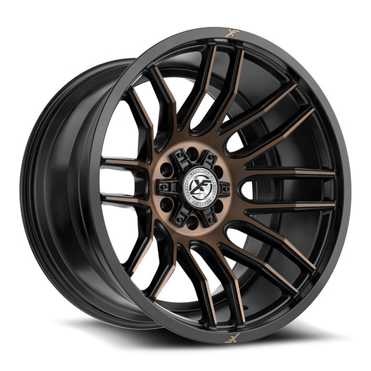 XF-232241061351397-18SBMBRDDT - XF Off-Road XF-232 24X10 6X135 / 6X139.7 -18mm Satin Black - XF Off-Road Wheels Canada