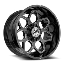 Load image into Gallery viewer, XF-23320128170180-44GBML - XF Off-Road XF-233 20X12 8X180 / 8X170 -44mm Black &amp; Milled - XF Off-Road Wheels Canada