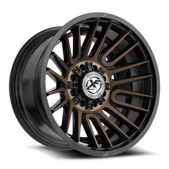 XF-234201081651180-24SBMZDT - XF Off-Road XF-234 20X10 8X165.1 / 8X180 -24mm Satin Black - XF Off-Road Wheels Canada