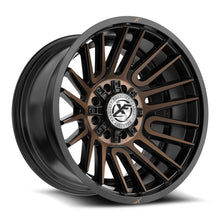 Charger l'image dans la galerie, XF-23420108XBLANK-12SBMBRDDT - XF Off-Road XF-234 20X10 Blank 8X -12mm Satin Black &amp; Bronze Machined Double Dark Tint - XF Off-Road Wheels Canada