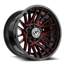 Charger l'image dans la galerie, XF-234201281701651-44GBMRED - XF Off-Road XF-234 20X12 8X165.1 / 8X170 -44mm Black &amp; Red - XF Off-Road Wheels Canada