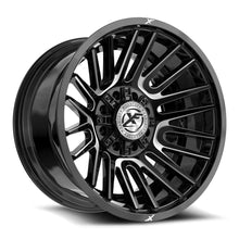 Load image into Gallery viewer, XF-23422108XBLANK-44GBML - XF Off-Road XF-234 22X10 Blank 8X -44mm Gloss Black &amp; Milled - XF Off-Road Wheels Canada