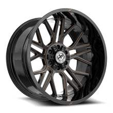 Load image into Gallery viewer, XF-2352012BLANK-44GBMLBR - XF Off-Road XF-235 20X12 Blank -44mm Gloss Black &amp; Bronze Milled - XF Off-Road Wheels Canada