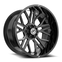 Load image into Gallery viewer, XF-2352414BLANK-76GBML - XF Off-Road XF-235 24X14 Blank -76mm Gloss Black &amp; Milled - XF Off-Road Wheels Canada