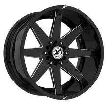 Load image into Gallery viewer, XF-23622128170180-44GBML - XF Off-Road XF-236 22X12 8X180 / 8X170 -44mm Gloss Black Milled - XF Off-Road Wheels Canada