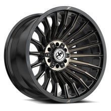 Load image into Gallery viewer, XF-23724148XBLANK-76SBMBRDDT - XF Off-Road XF-237 24X14 Blank 8X -76mm Satin Black &amp; Bronze Machined Double Dark Tint - XF Off-Road Wheels Canada