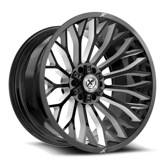 XF-237261251271397-44GBM - XF Off-Road XF-237 26X12 5X139.7 / 5X127 -44mm Black & Milled - XF Off-Road Wheels Canada