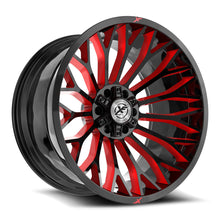 Load image into Gallery viewer, XF-237261261351397-44GBRW - XF Off-Road XF-237 26X12 6X139.7 / 6X135 -44mm Black &amp; Red - XF Off-Road Wheels Canada