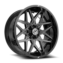 Load image into Gallery viewer, XF-2382010BLANK-12GBML - XF Off-Road XF-238 20X10 Blank -12mm Gloss Black &amp; Milled - XF Off-Road Wheels Canada