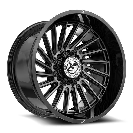 XF-239261281651170-44GBBRDDT - XF Off-Road XF-239 26X12 8X170 / 8X165.1 -44mm Black - XF Off-Road Wheels Canada