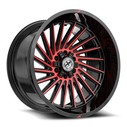 XF-239261461351397-76GBMRED - XF Off-Road XF-239 26X14 6X135 / 6X139.7 -76mm Black & Red - XF Off-Road Wheels Canada