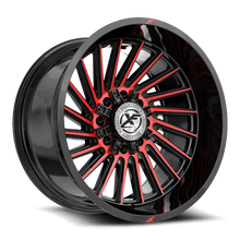 Load image into Gallery viewer, XF-239261481651170-76GBMLR - XF Off-Road XF-239 26X14 8X170 / 8X165.1 -76mm Black &amp; Red - XF Off-Road Wheels Canada