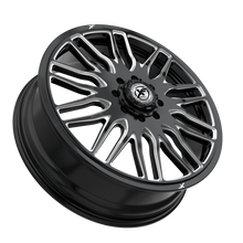 Charger l'image dans la galerie, 240F208258110GBML - XF Offroad XF-240 Dually 20X8.25 8X165.1 ET 110MM Gloss Black Milled - XF Offroad Wheels Canada
