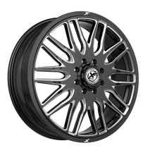 Charger l'image dans la galerie, 240F208262110GBML - XF Offroad XF-240 Dually 20X8.25 8X210 ET 110MM Gloss Black Milled - XF Offroad Wheels Canada