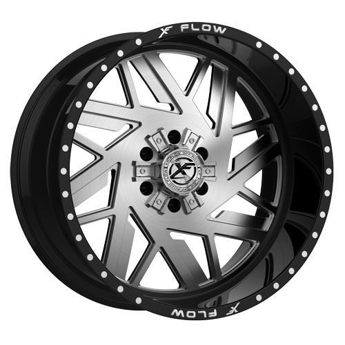 XFX-N-306261451271397-76GBBRMW - XFX Flow XFX-306 26X14 5X127 / 5X139.7 -76mm Silver & Black - XFX Flow Wheels Canada
