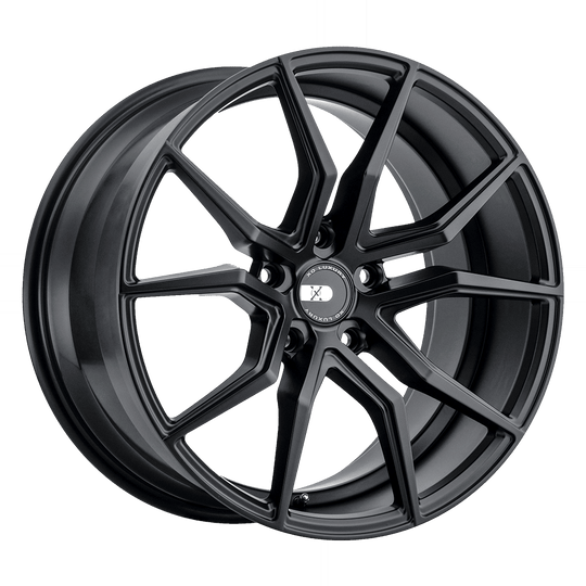 2090VER385115M72 - XO Verona 20X9 5X115  38mm Matte Black - XO Wheels Canada
