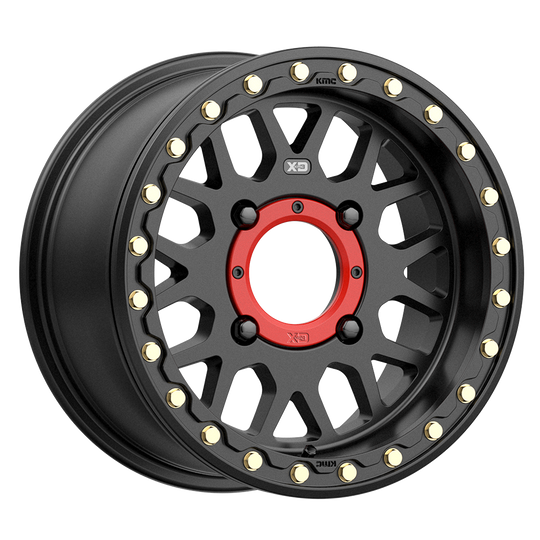 XS23547040738 - XD XS235 Grenade Beadlock 14X7 4X110  38mm Satin Black - XD Wheels Canada